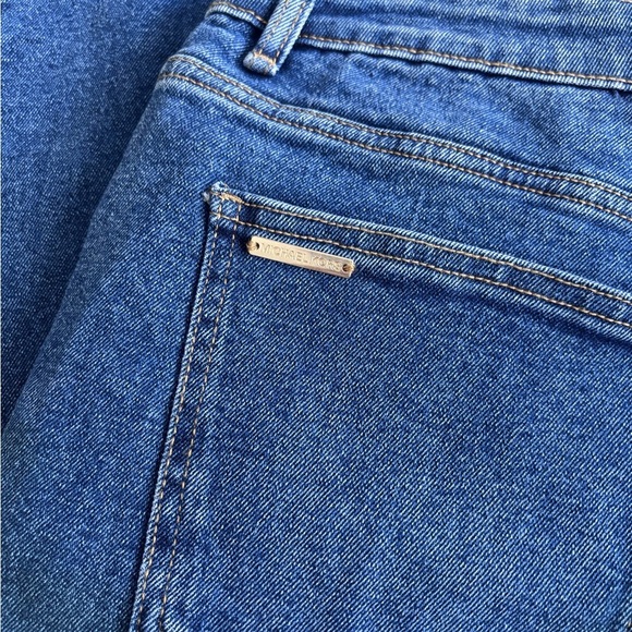 Michael Kors Women's Wide Leg Blue Jeans - Picture 2 of 8